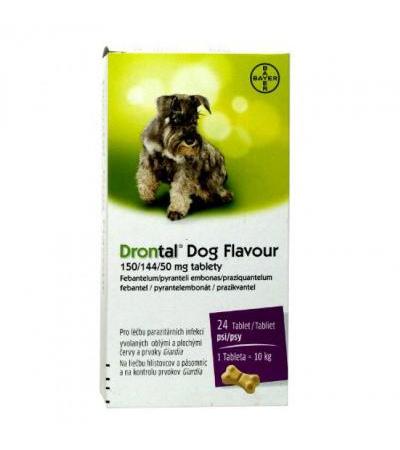 DRONTAL DOG FLAVOUR tbl 24 (dog) a.u.v.
