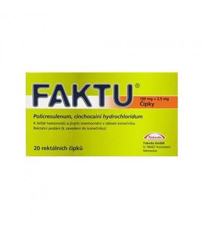 FAKTU suppositories 20