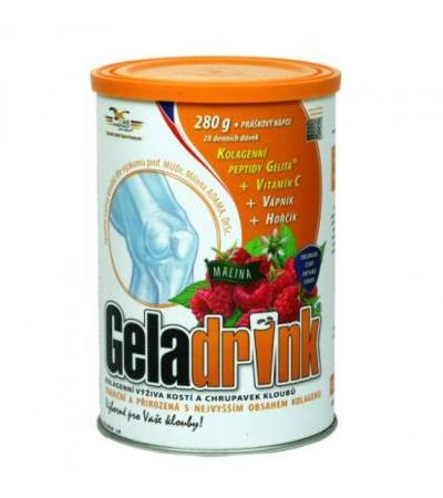 GELADRINK powder 280g RASPBERRY