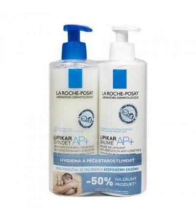La Roche-Posay LIPIKAR syndet AP+ 400ml + LIPIKAR baume AP+ 400ml