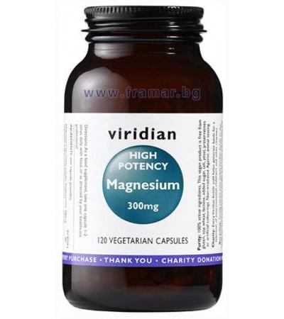 МАГНЕЗИЙ капсули 300 мг. * 120 VIRIDIAN