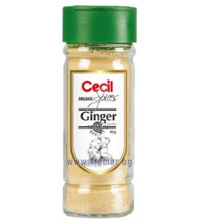 ДЖИНДЖИФИЛ НА ПРАХ БИО 40 гр.CECIL ORGANIC SPICES