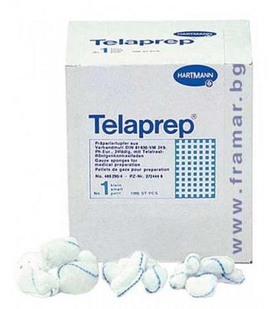 ХАРТМАН TELAPREP ТУПФЕРИ M * 1000 бр. 489291