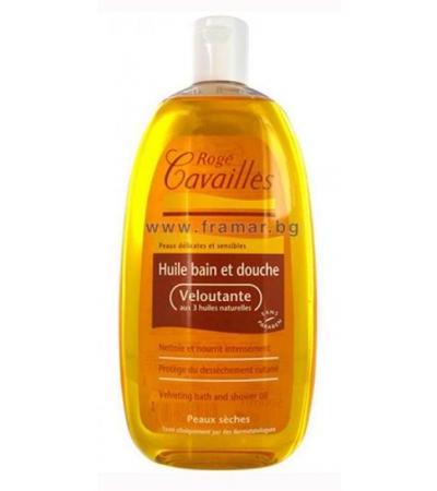 РОЖЕ КАВАЙЕ КАДИФЕНО ДУШ - ОЛИО ЗА СУХА И ЧУВСТВИТЕЛНА КОЖА 500 мл