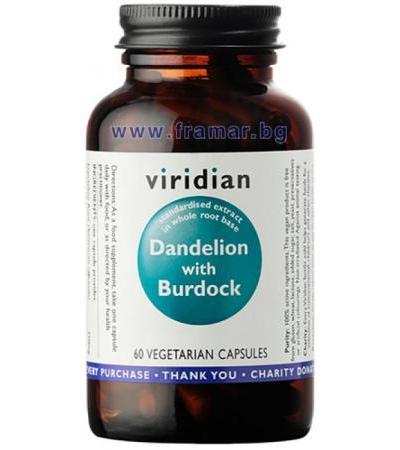РЕПЕЙ И ГЛУХАРЧЕ ЕКСТРАКТ капсули * 60 VIRIDIAN