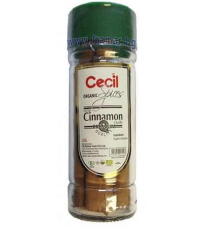 КАНЕЛА ПРЪЧКИ БИО 30 гр. CECIL ORGANIC SPICES