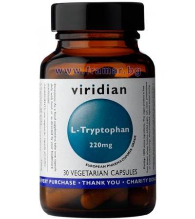 L-ТРИПТОФАН капсули * 30 VIRIDIAN