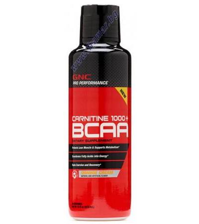 L - КАРНИТИН 1000 + BCAA 473 мл. GNC