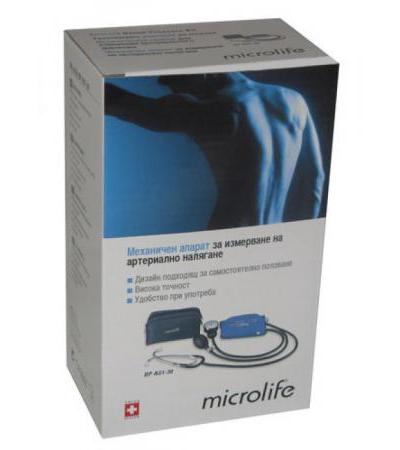 МЕХАНИЧЕН АПАРАТ ЗА ИЗМЕРВАНЕ НА КРЪВНО НАЛЯГАНЕ MICROLIFE BRAG 1 - 30