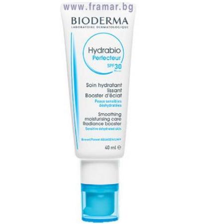 БИОДЕРМА ХИДРАБИО ПЕРФЕКТЬОР СЛЪНЦЕЗАЩИТЕН КРЕМ SPF 30 40 мл.