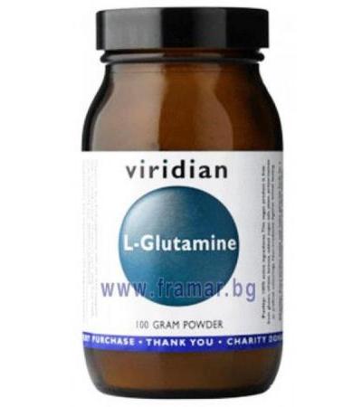 L-ГЛУТАМИН прах 100 гр. VIRIDIAN