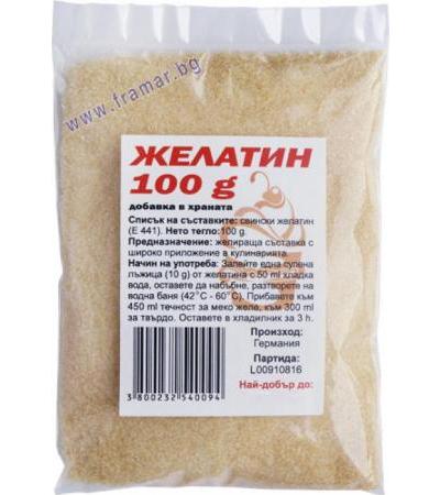 СВИНСКИ ЖЕЛАТИН НА ПРАХ 100 гр. ЯЖ ПОЛЕЗНО