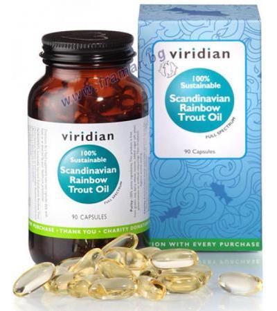 ЕКОЛОГИЧНО РИБЕНО МАСЛО капсули * 90 VIRIDIAN