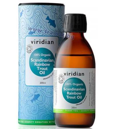 РИБЕНО МАСЛО ОРГАНИК 200 мл. VIRIDIAN