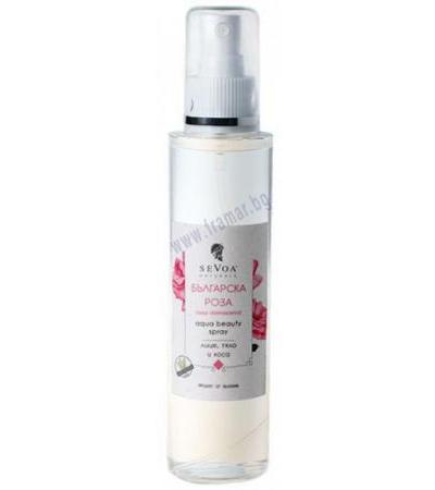СЕВОА ЕТЕРИЧНА ВОДА ОТ БЪЛГАРСКА РОЗА (AQUA BEAUTY SPRAY) 135 мл