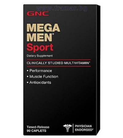 МЕГА МЕН СПОРТ каплети * 90 GNC