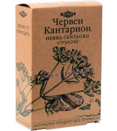 АЛИН ЧАЙ ЧЕРВЕН КАНТАРИОН СТРЪКОВЕ 50 гр.