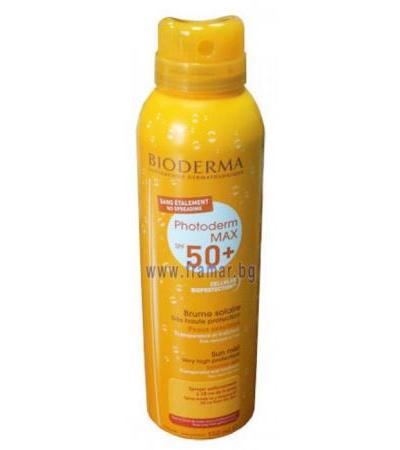 БИОДЕРМА ФОТОДЕРМ MAX СЛЪНЦЕЗАЩИТЕН ПРОЗРАЧЕН СПРЕЙ SPF 50+ * 150 мл