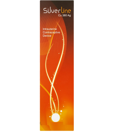 Silverline Внутриматочная противозачаточная спираль Cu380Ag / sudraba&vara, 1 шт.